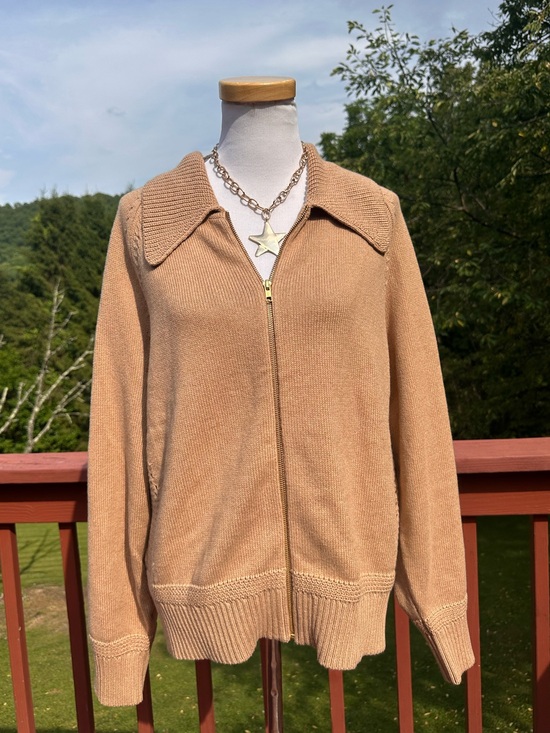 Lands' End Sweaters - NWT! Lands' End Drifter Cotton Zip-Up Cardigan